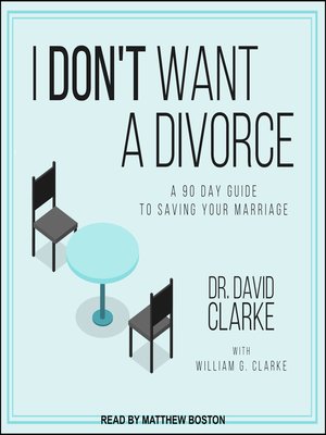 cover image of I Don't Want a Divorce
